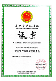 安全生产标准化证书